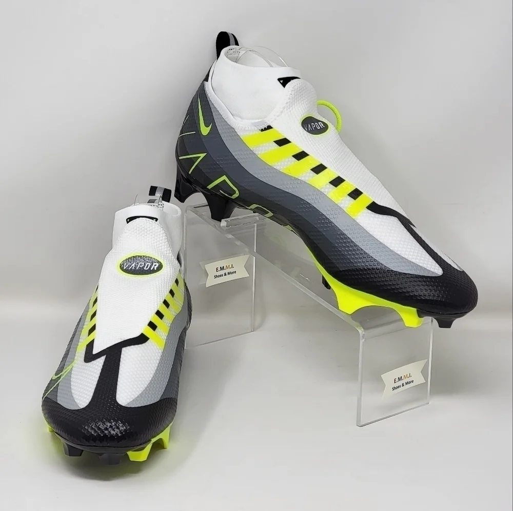 Nike Vapor Edge Pro 360 Black/Volt-White Smoke Grey DQ3670-071 Men Size 12 New